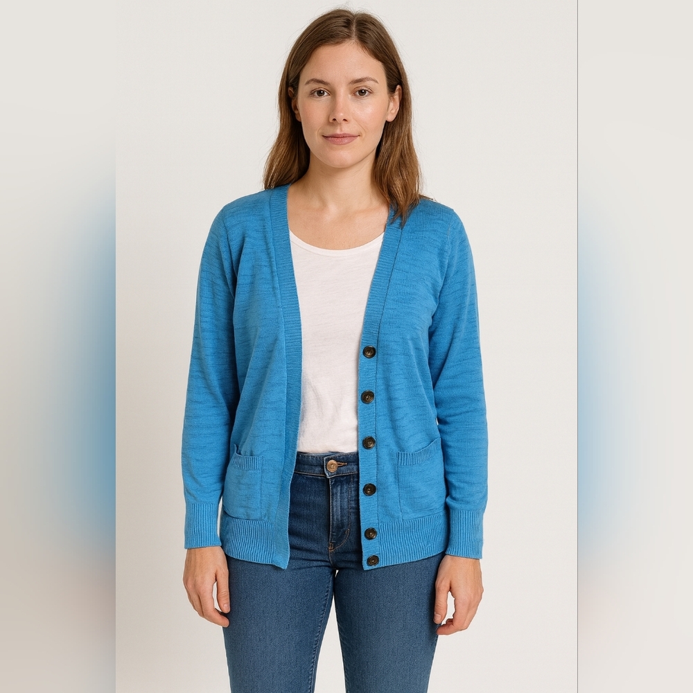 Mossimo Supply Co. Vibrant Blue Knit Sweater